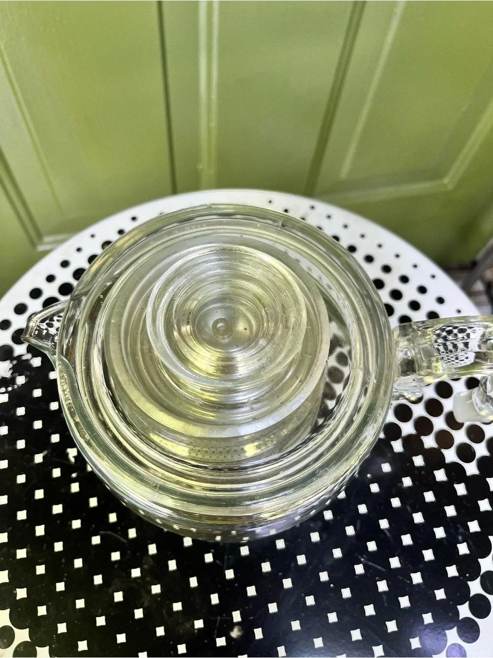 Pyrex Glass percolator coffee pot